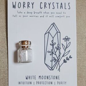 White Moonstone Worry Crystals